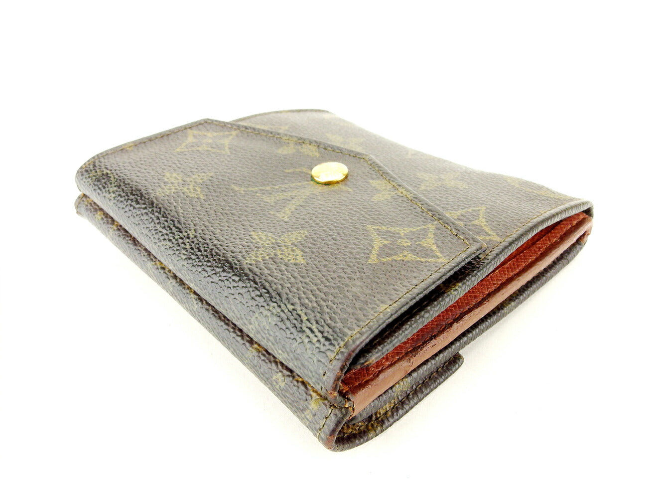 LOUIS VUITTON Bifold Wallet M61660 Brown beige gold Portonebi (old type)