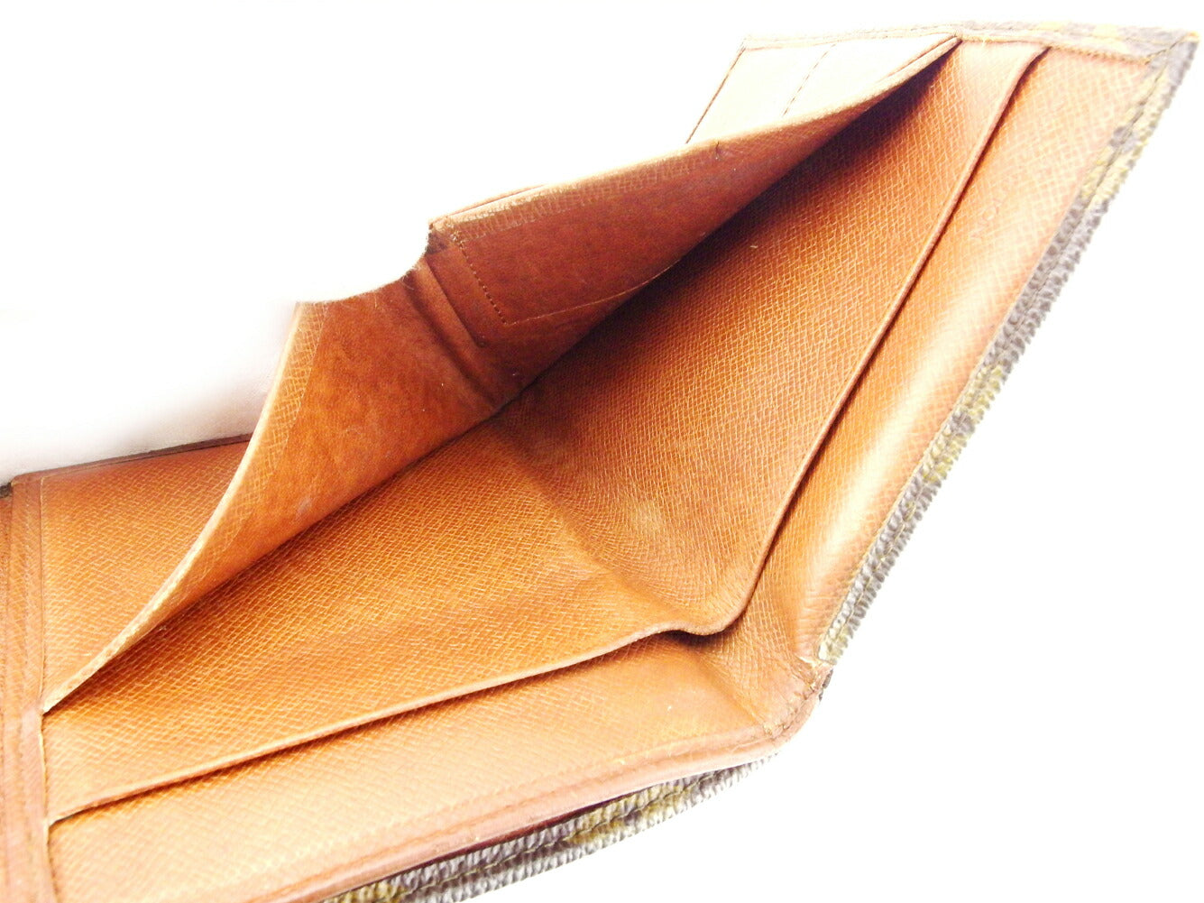 LOUIS VUITTON Bifold Wallet M61660 Brown beige gold Portonebi (old type)