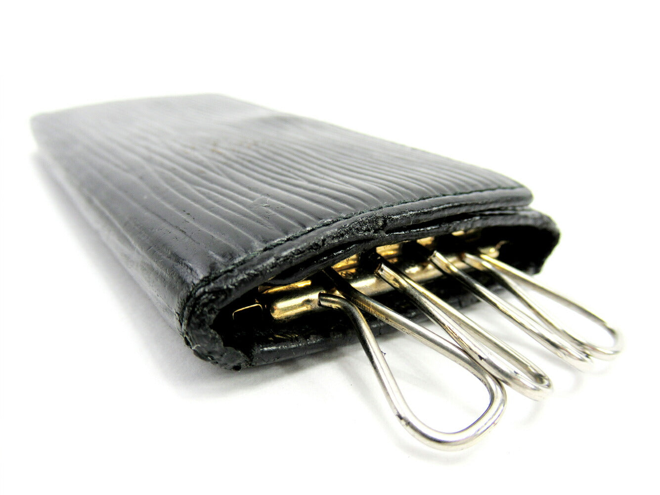 LOUIS VUITTON Key case Key holder M63822 black /Multicles4