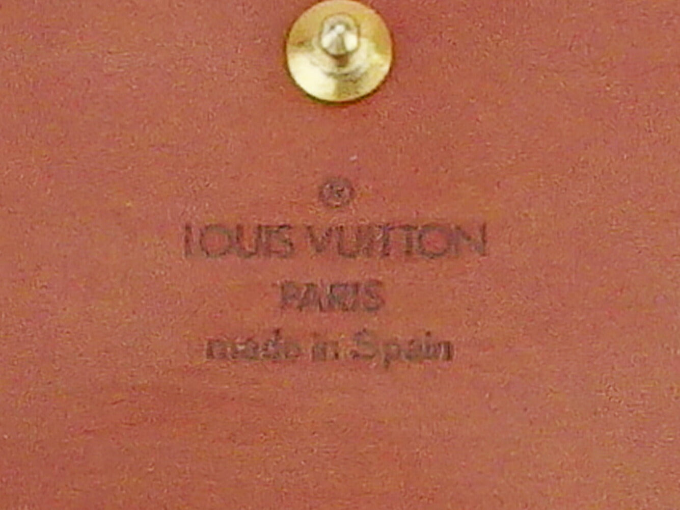 LOUIS VUITTON Long Wallet Purse M63385 Kenyan brown Porte Tresor International