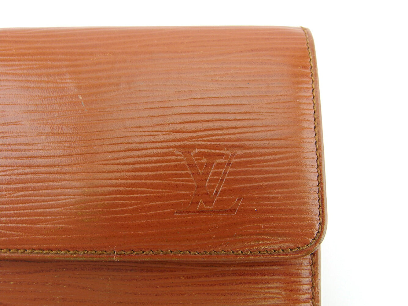 LOUIS VUITTON Bifold Wallet Brown Martier stamp