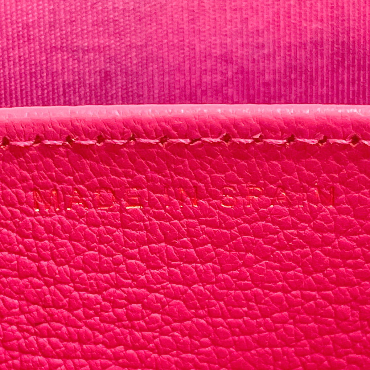 CHANEL Card Case leather pink COCO Mark Coin case Women Used Authentic