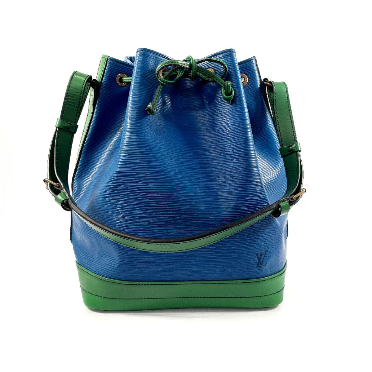 LOUIS VUITTON Shoulder Bag M44044 Epi Leather blue Noe