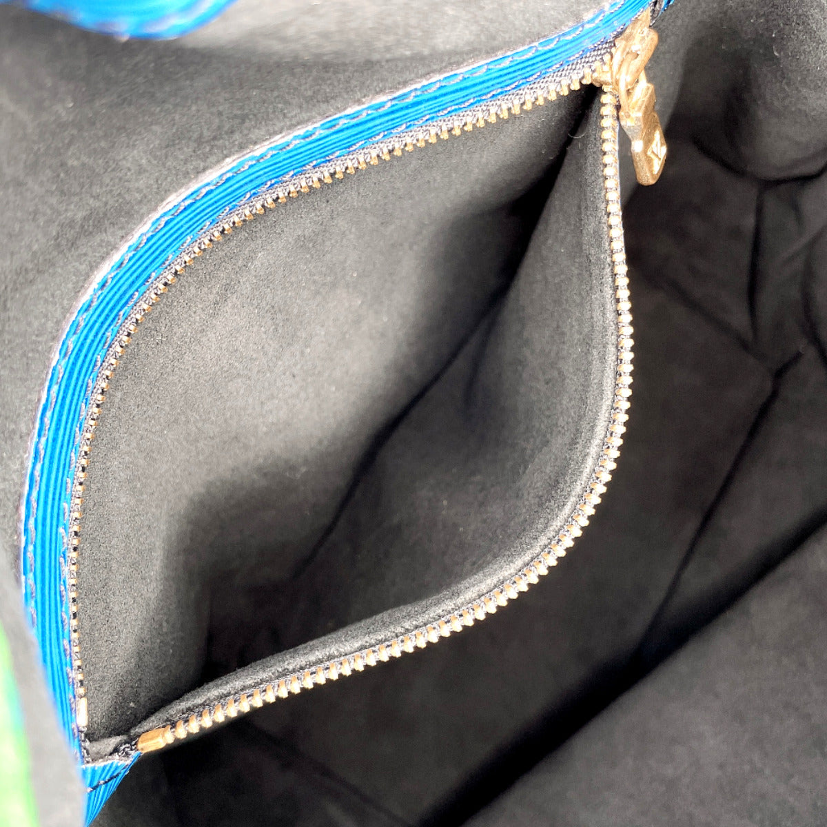 LOUIS VUITTON Shoulder Bag M44044 Epi Leather blue Noe