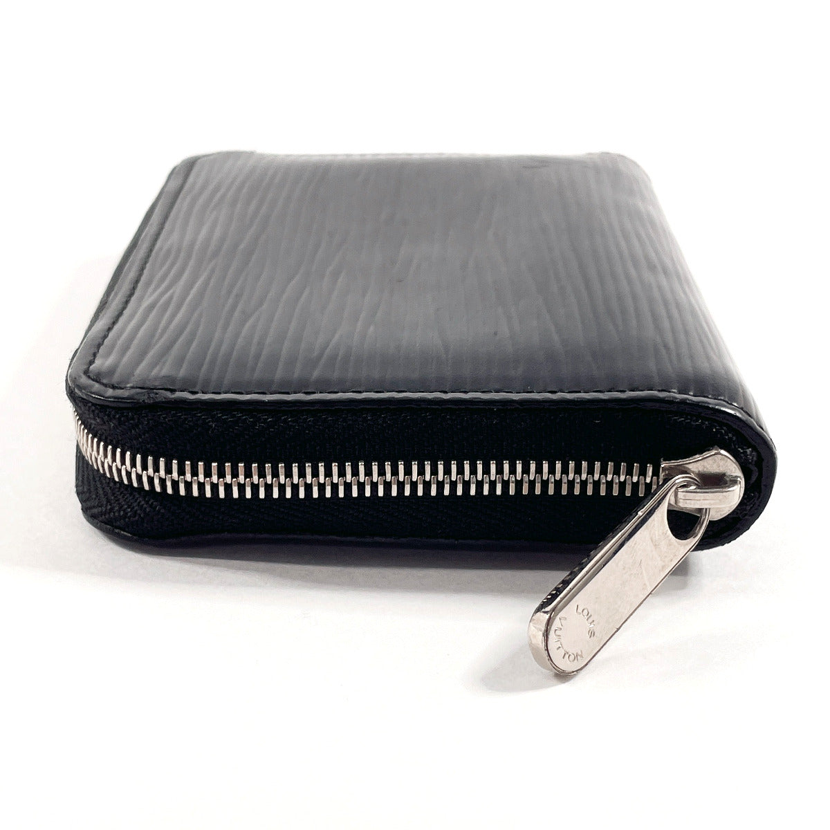 LOUIS VUITTON Coin case ‚l60152 Epi Leather black Zippy coin purse unisex Used Authentic