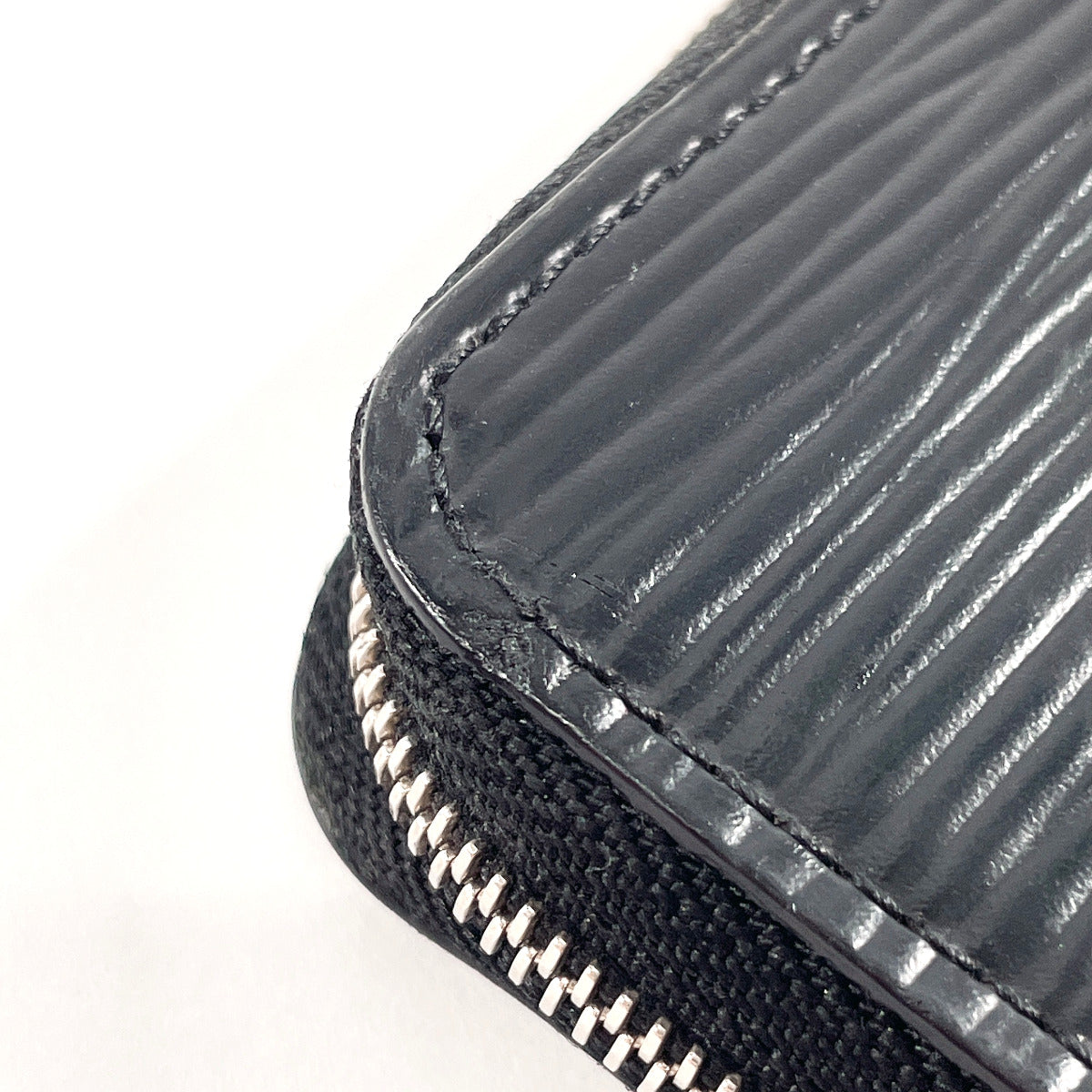 LOUIS VUITTON Coin case ‚l60152 Epi Leather black Zippy coin purse unisex Used Authentic