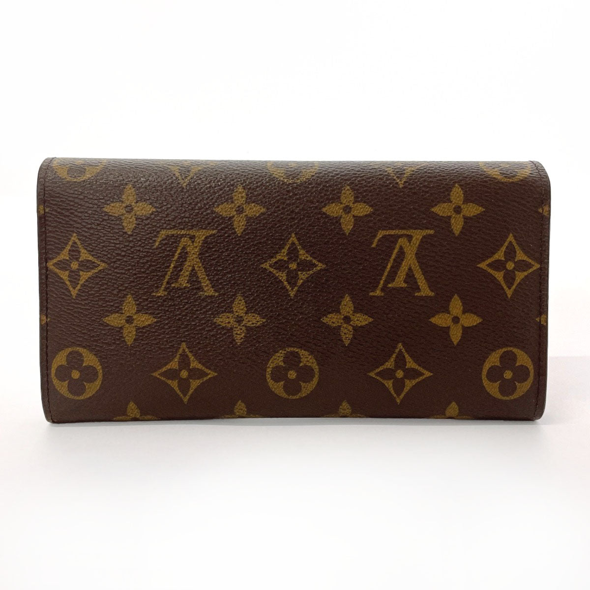 LOUIS VUITTON Long Wallet Purse M61734 Monogram canvas Brown Portefeuille Sarah