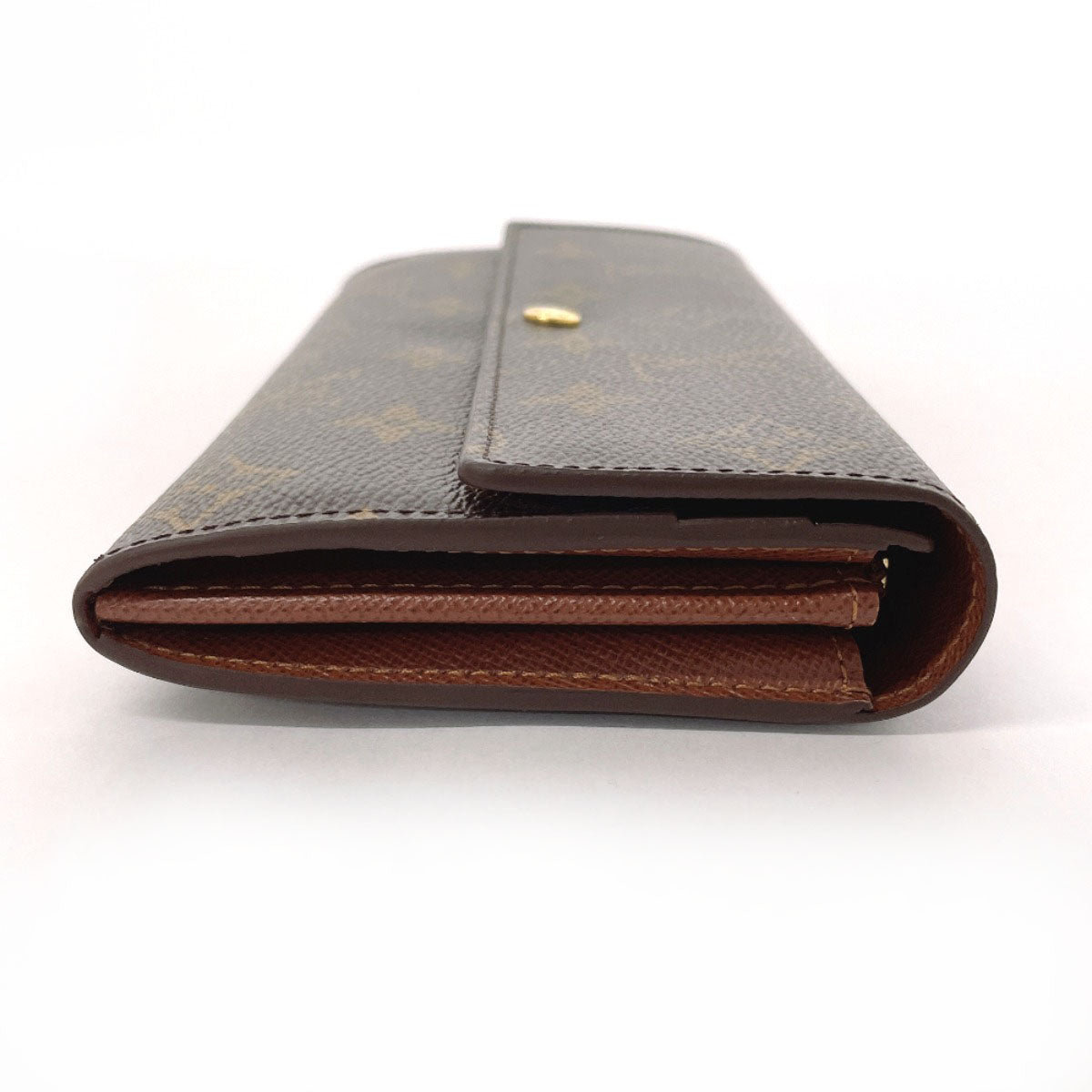LOUIS VUITTON Long Wallet Purse M61734 Monogram canvas Brown Portefeuille Sarah