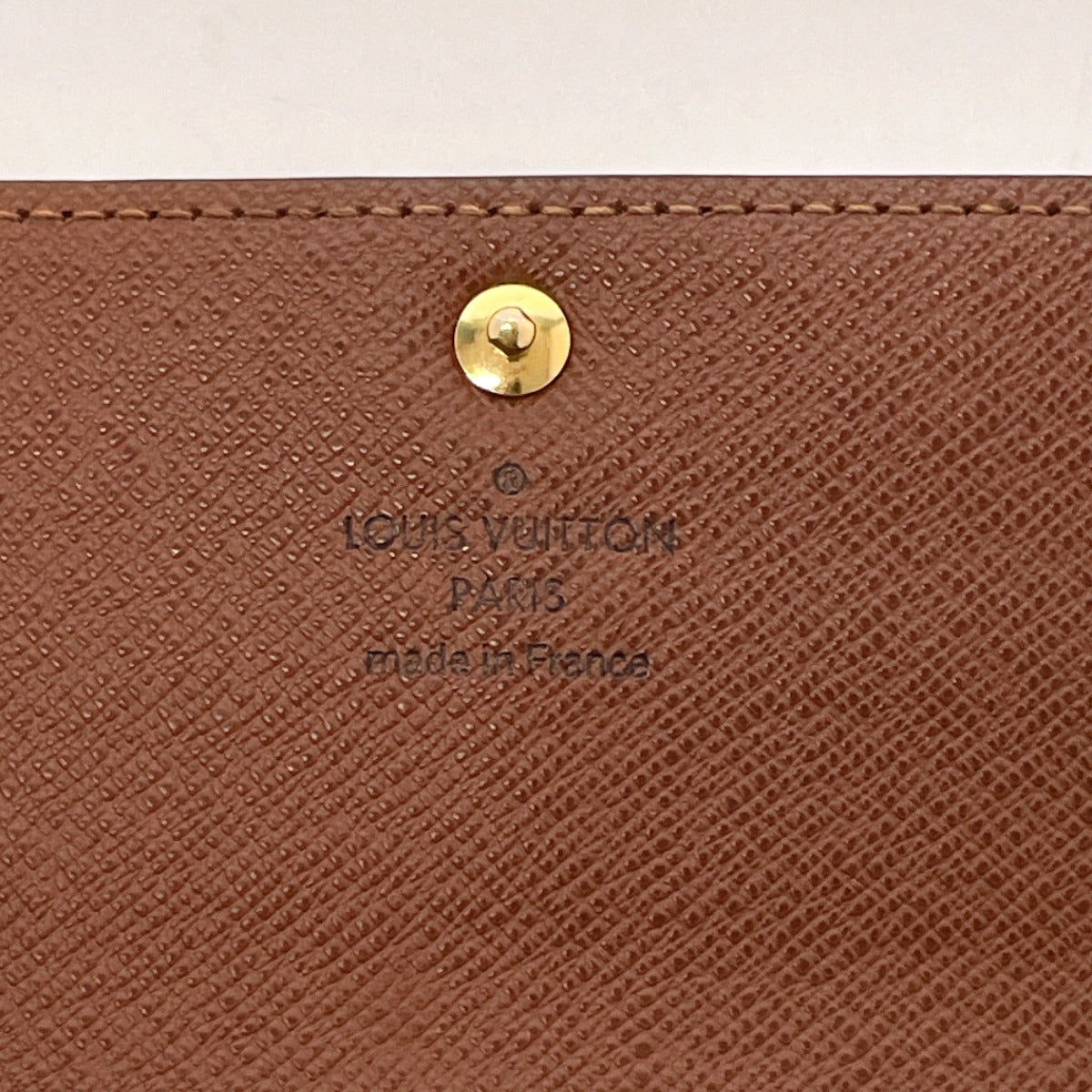 LOUIS VUITTON Long Wallet Purse M61734 Monogram canvas Brown Portefeuille Sarah