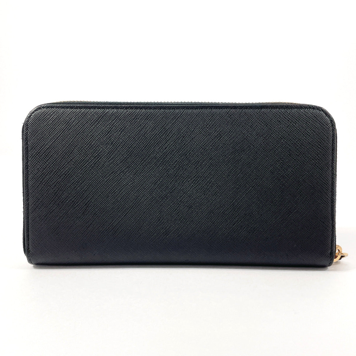 PRADA Long Wallet Purse Safiano leather black