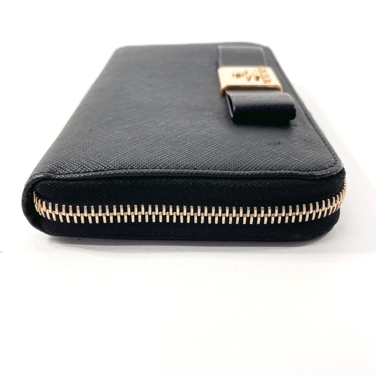 PRADA Long Wallet Purse Safiano leather black