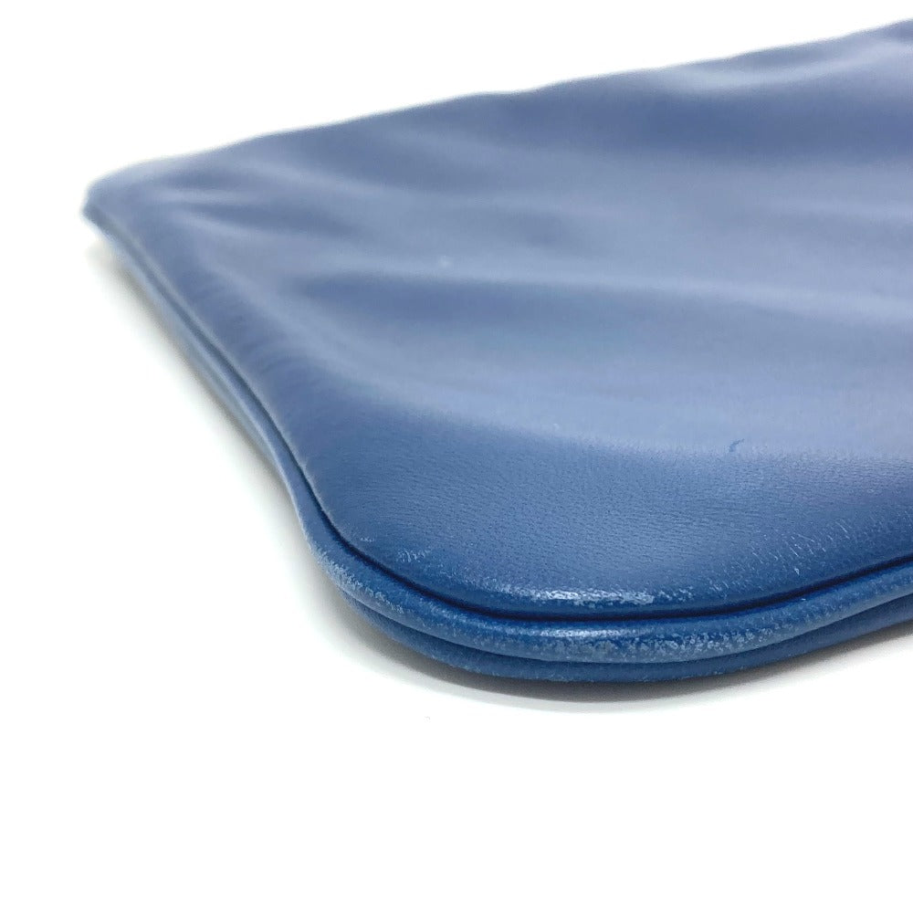 HERMES Shoulder Bag Swift blue leather Arine Mini Women Used Authentic