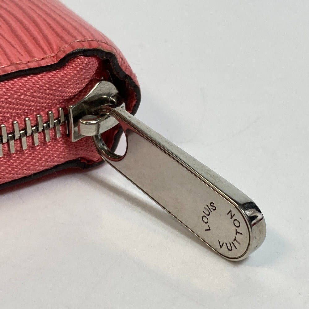 LOUIS VUITTON Long Wallet Purse M60663 Epi Leather pink Epi Zippy wallet Women Used Authentic