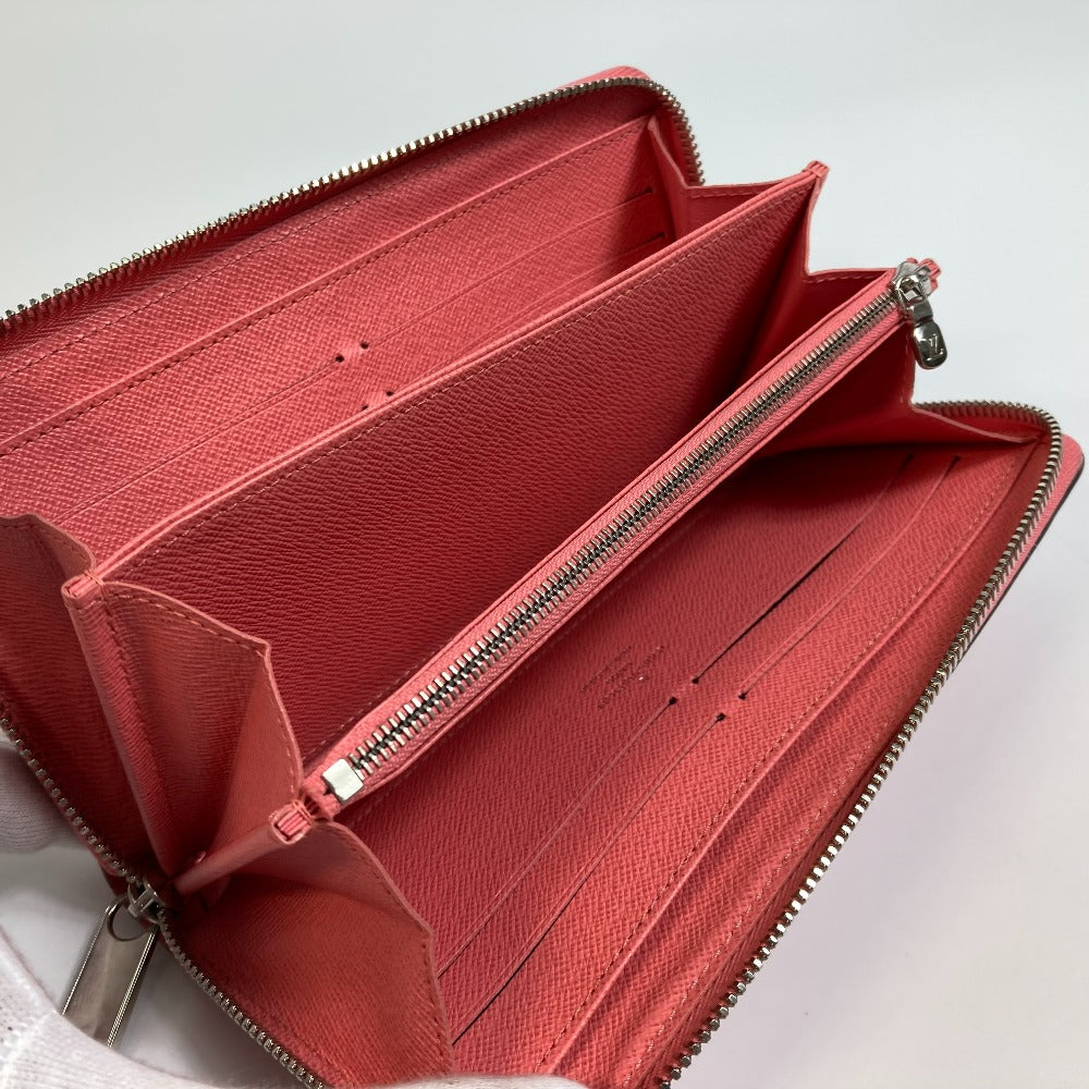 LOUIS VUITTON Long Wallet Purse M60663 Epi Leather pink Epi Zippy wallet Women Used Authentic