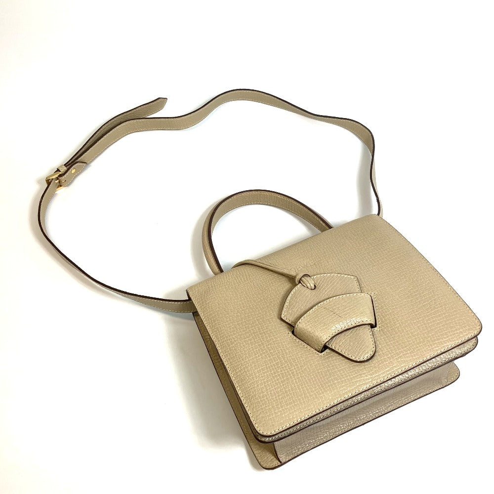 LOEWE Handbag leather beige Barcelona Women Used Authentic