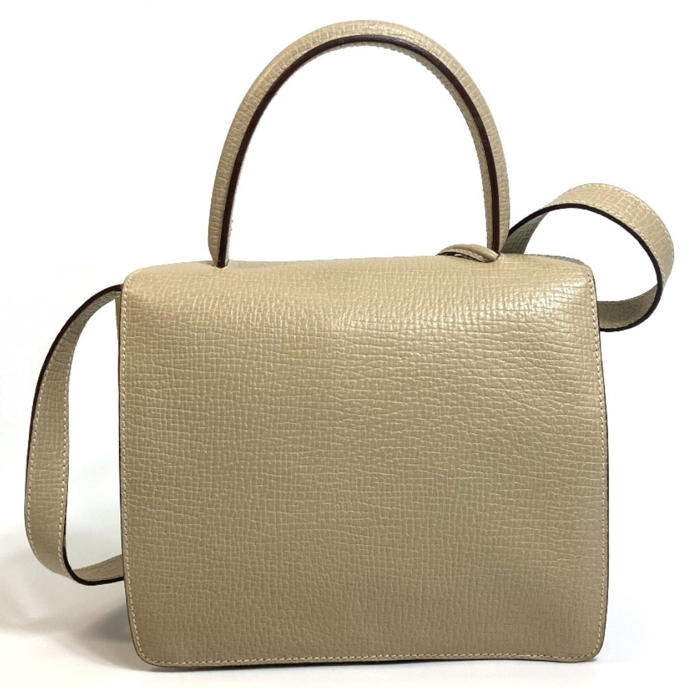 LOEWE Handbag leather beige Barcelona Women Used Authentic