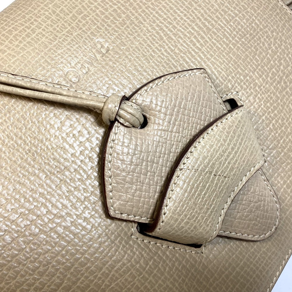 LOEWE Handbag leather beige Barcelona Women Used Authentic