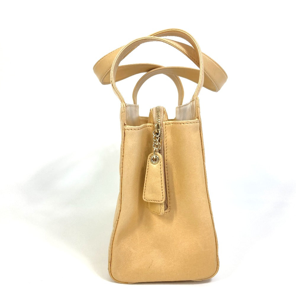 CHANEL Handbag Calfskin beige Matrasse Tote Bag