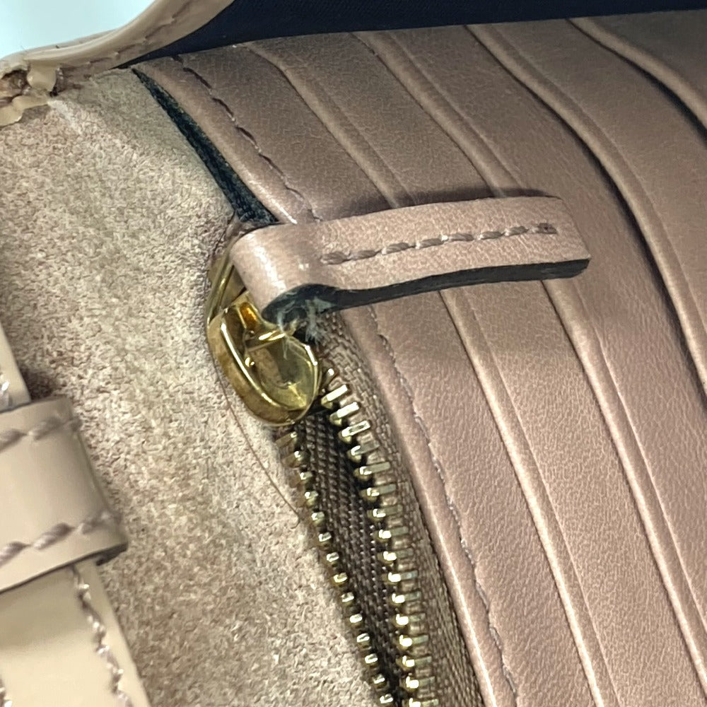 GUCCI Shoulder Bag 354086 enamel beige GG/Crossbody Gucci Nice/2WAY Women Used Authentic