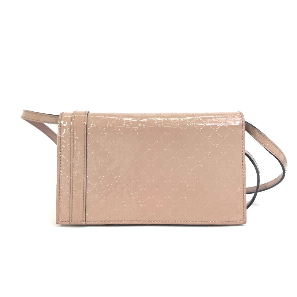 GUCCI Shoulder Bag 354086 enamel beige GG/Crossbody Gucci Nice/2WAY Women Used Authentic