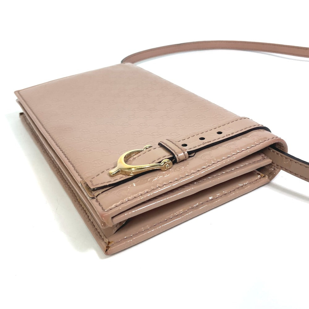 GUCCI Shoulder Bag 354086 enamel beige GG/Crossbody Gucci Nice/2WAY Women Used Authentic