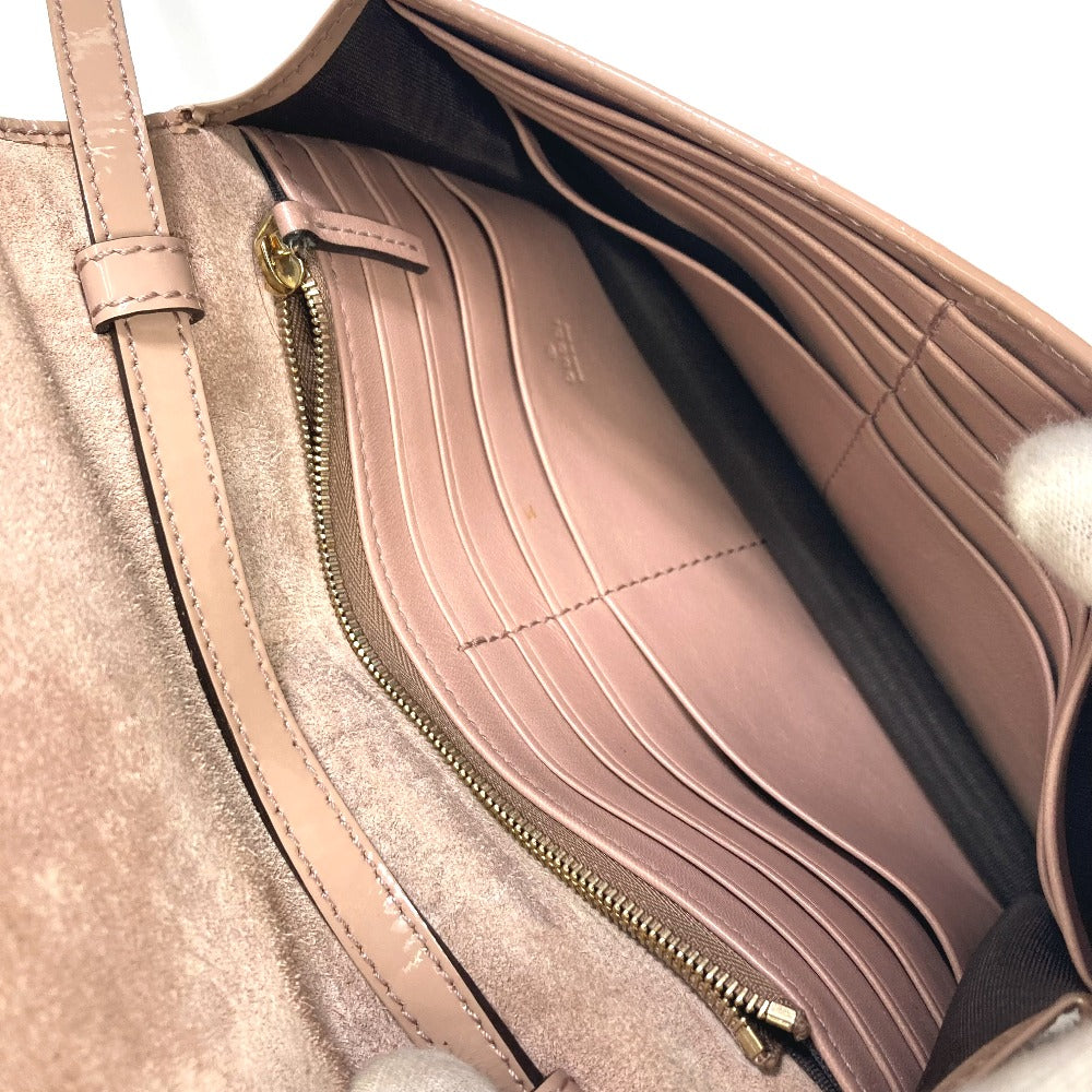 GUCCI Shoulder Bag 354086 enamel beige GG/Crossbody Gucci Nice/2WAY Women Used Authentic
