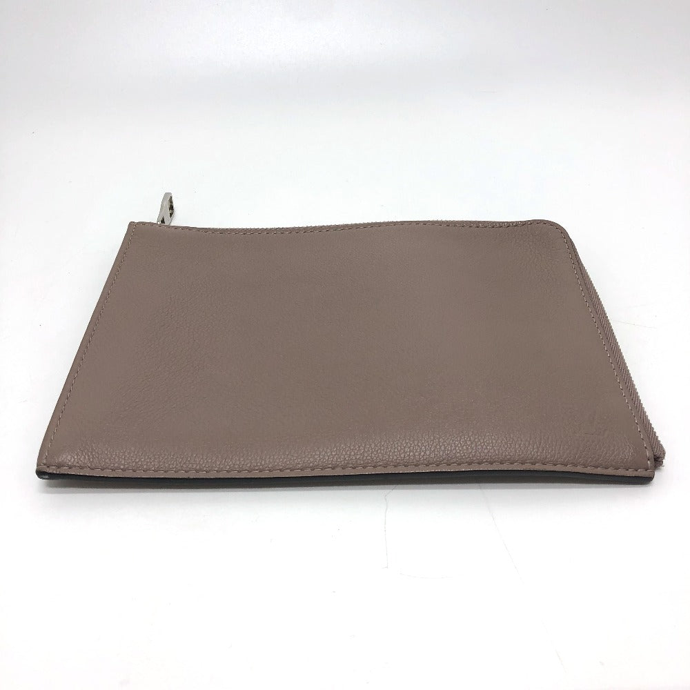 LOUIS VUITTON Clutch bag R99760 Taurillon Clemence Brown L-shaped fastener Pochette Jules PM