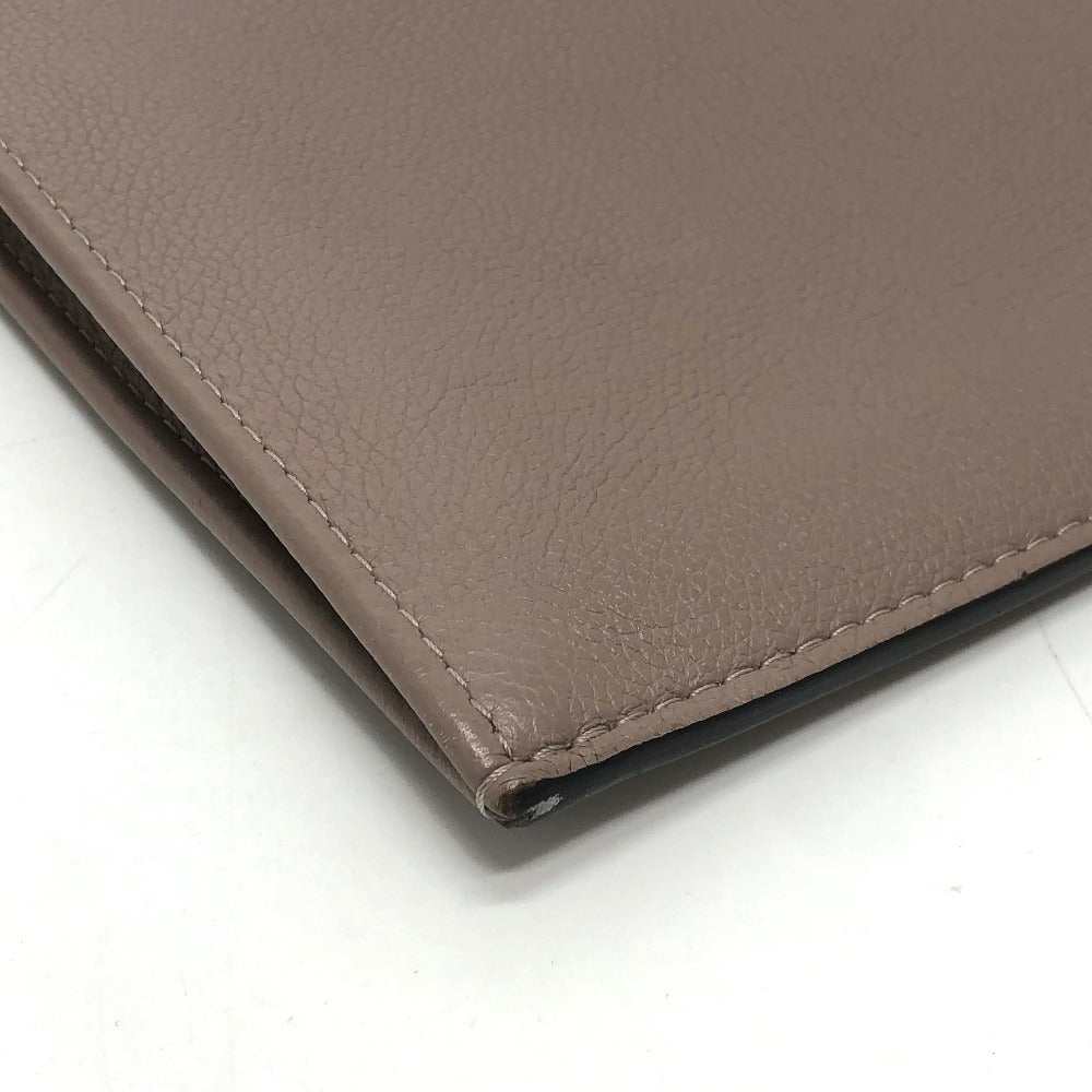 LOUIS VUITTON Clutch bag R99760 Taurillon Clemence Brown L-shaped fastener Pochette Jules PM