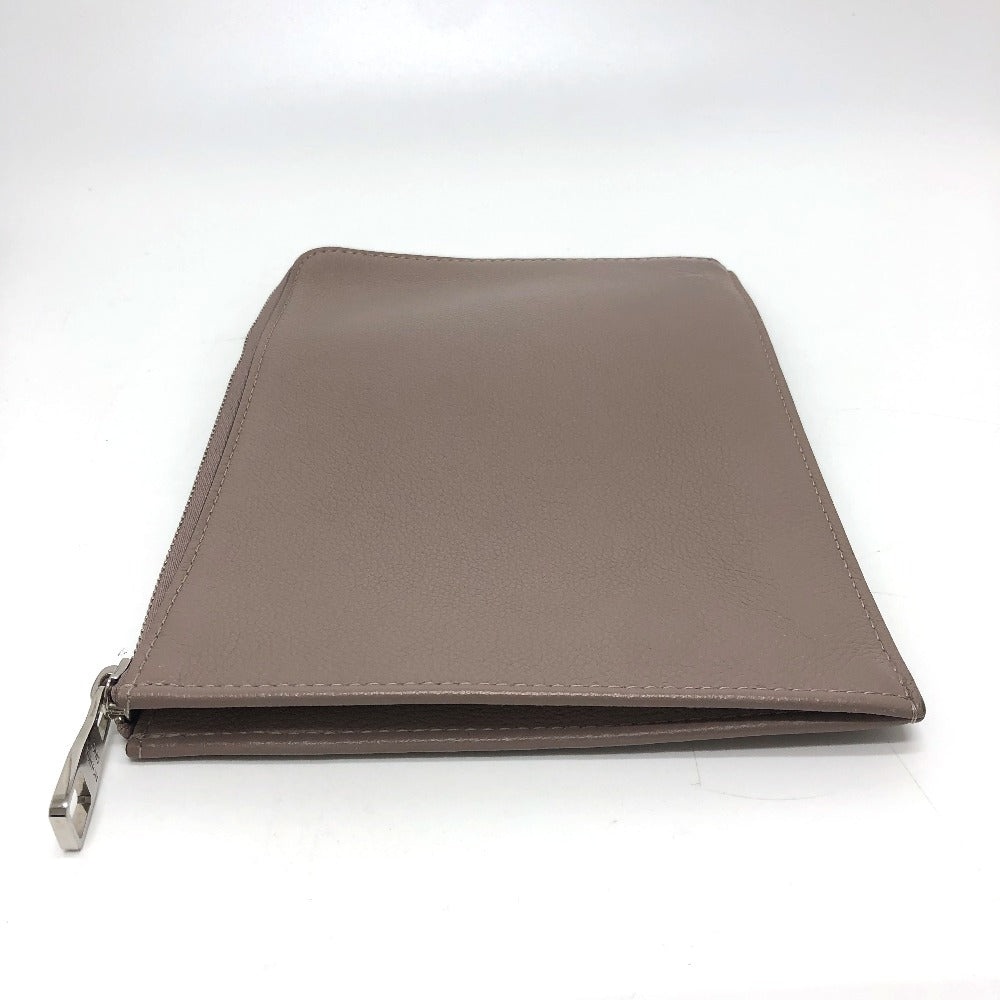 LOUIS VUITTON Clutch bag R99760 Taurillon Clemence Brown L-shaped fastener Pochette Jules PM