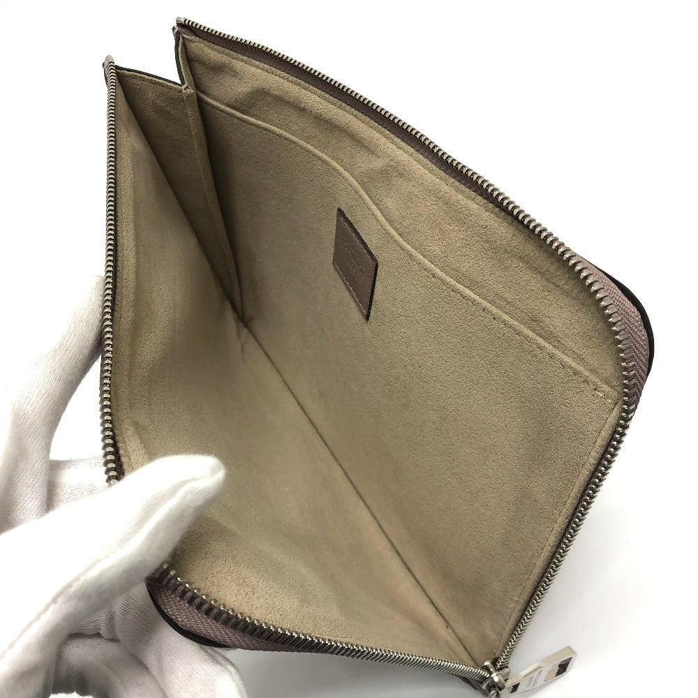 LOUIS VUITTON Clutch bag R99760 Taurillon Clemence Brown L-shaped fastener Pochette Jules PM