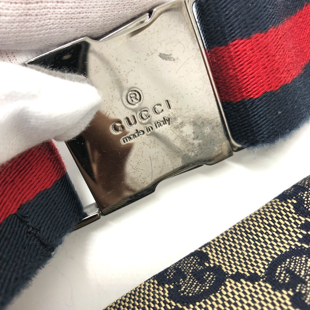 GUCCI Waist bag 28566 GG canvas / leather Red GG/logo Sling bag
