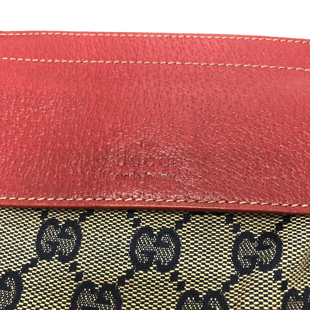 GUCCI Waist bag 28566 GG canvas / leather Red GG/logo Sling bag