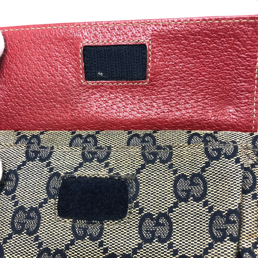 GUCCI Waist bag 28566 GG canvas / leather Red GG/logo Sling bag
