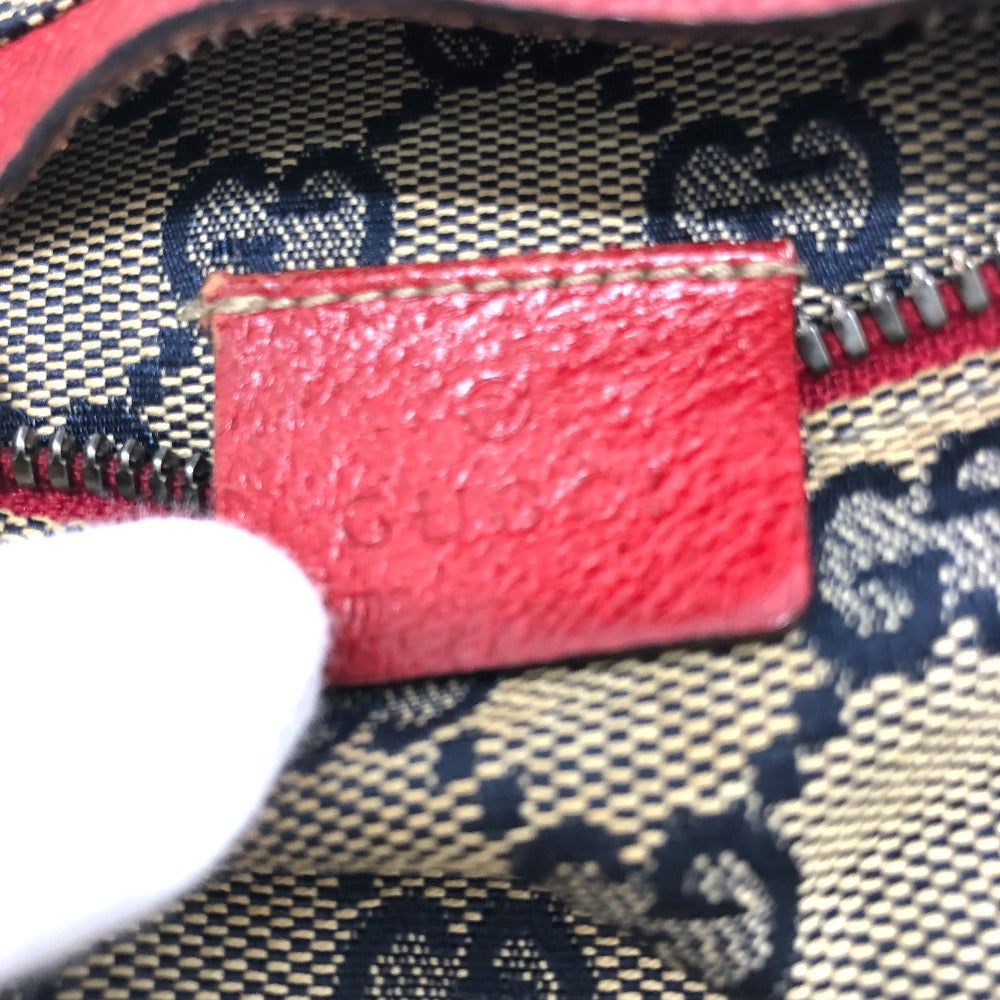 GUCCI Waist bag 28566 GG canvas / leather Red GG/logo Sling bag