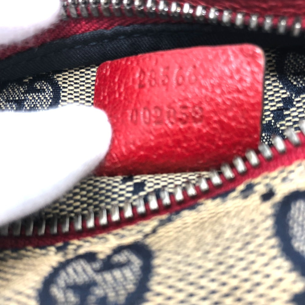 GUCCI Waist bag 28566 GG canvas / leather Red GG/logo Sling bag