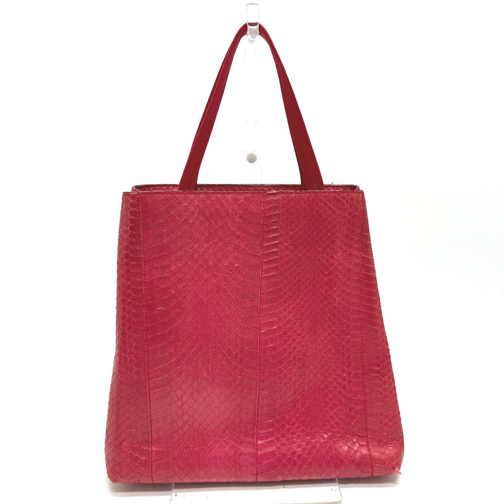 PRADA Tote Bag B8212 leather pink With logo Side logo