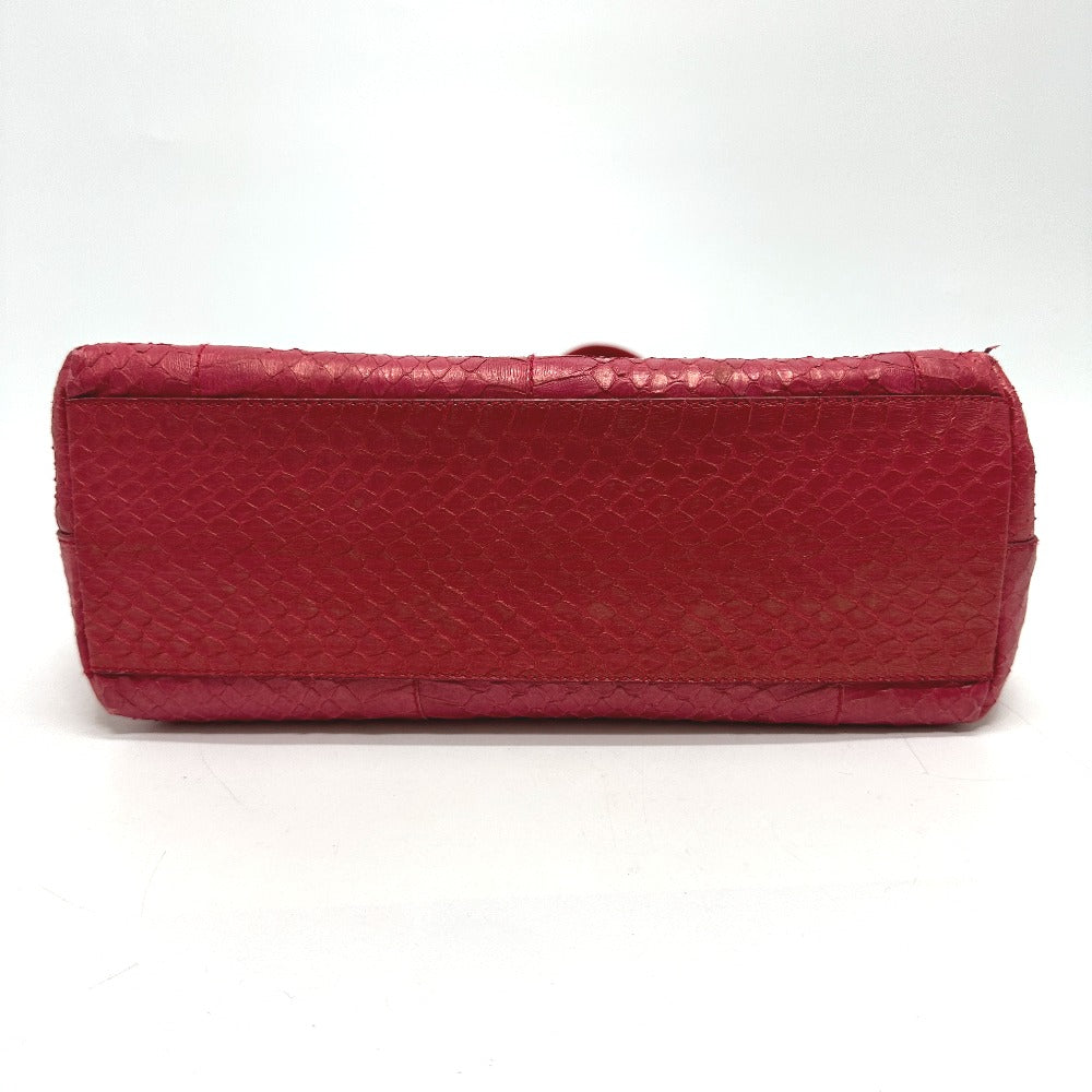 PRADA Tote Bag B8212 leather pink With logo Side logo