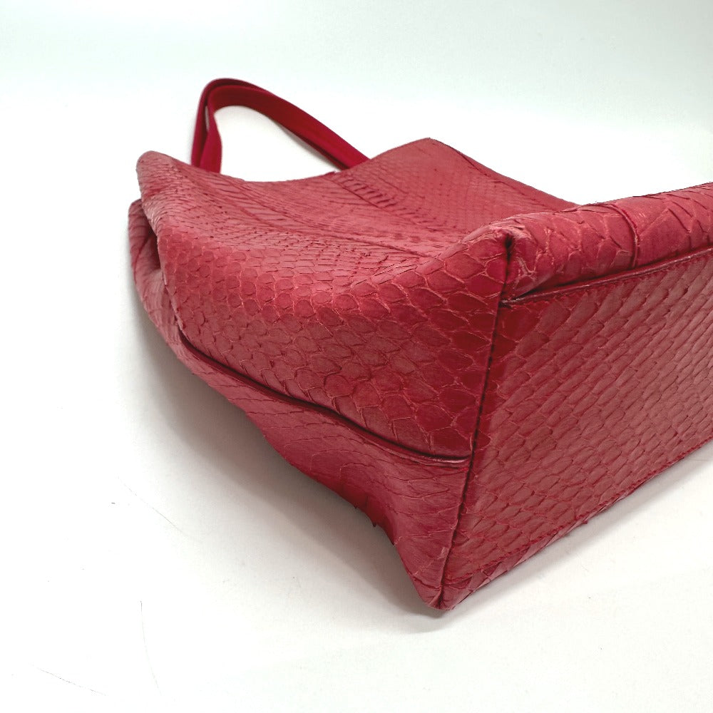 PRADA Tote Bag B8212 leather pink With logo Side logo