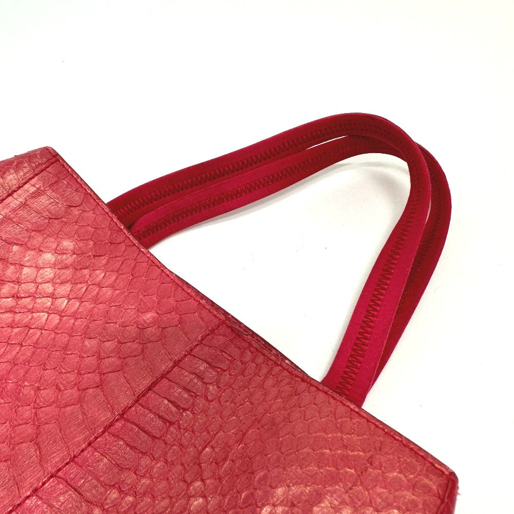 PRADA Tote Bag B8212 leather pink With logo Side logo