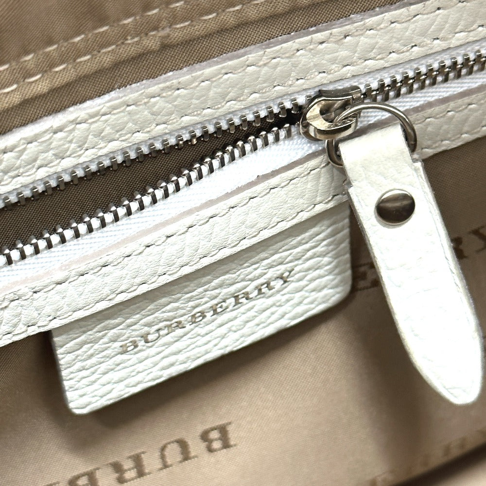 BURBERRY Handbag Nylon beige check Mini Boston Duffel bag