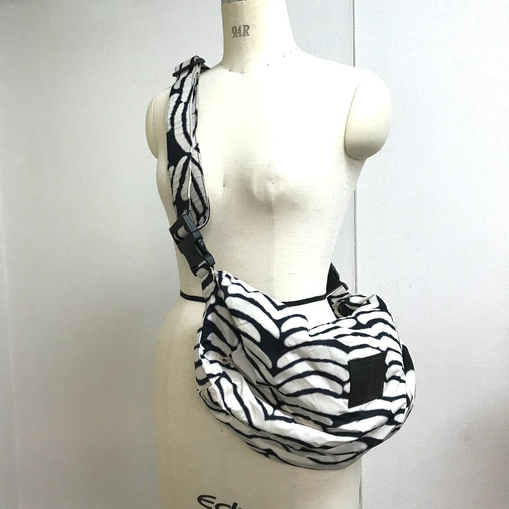 CHANEL Shoulder Bag Nylon white Sports CC COCO Mark