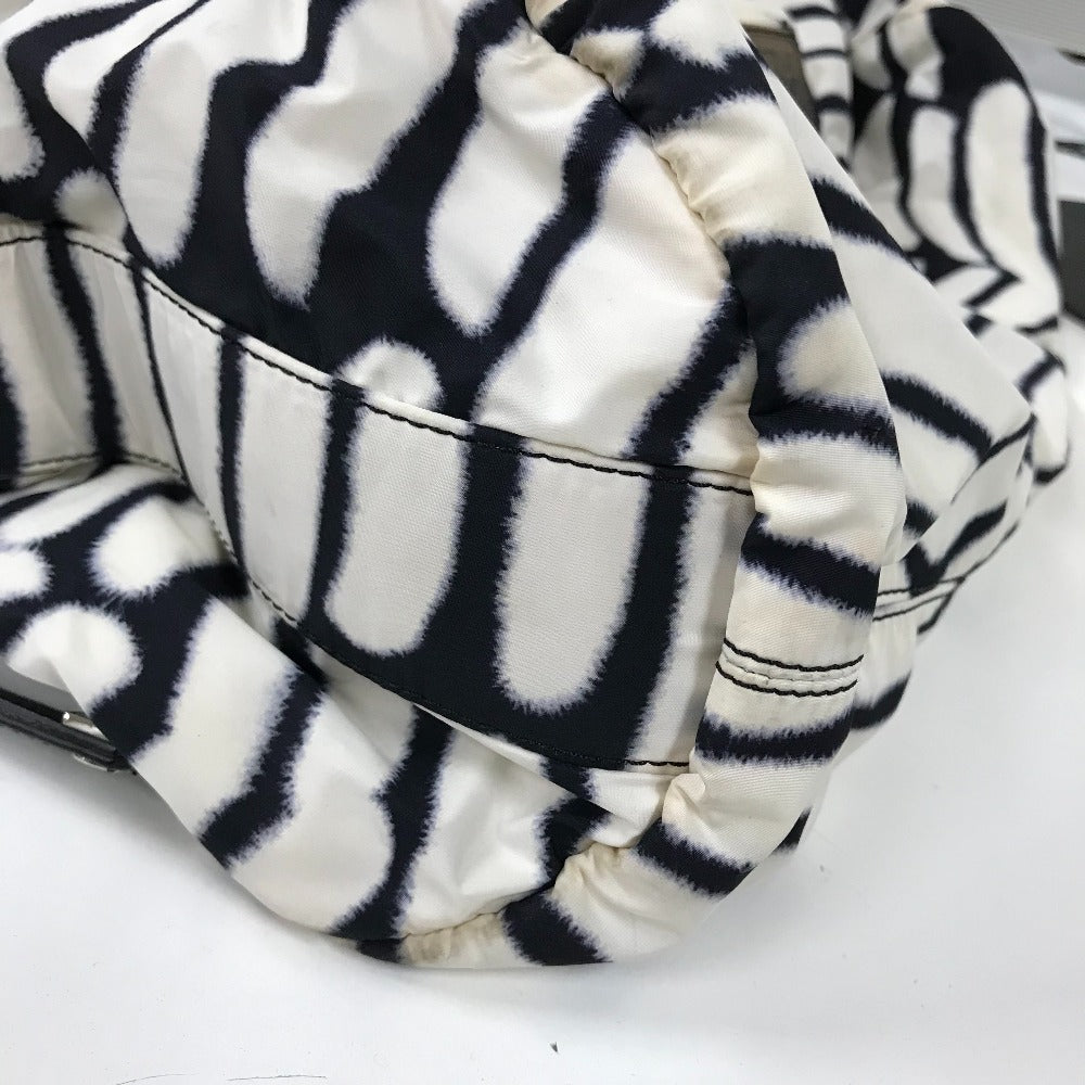 CHANEL Shoulder Bag Nylon white Sports CC COCO Mark