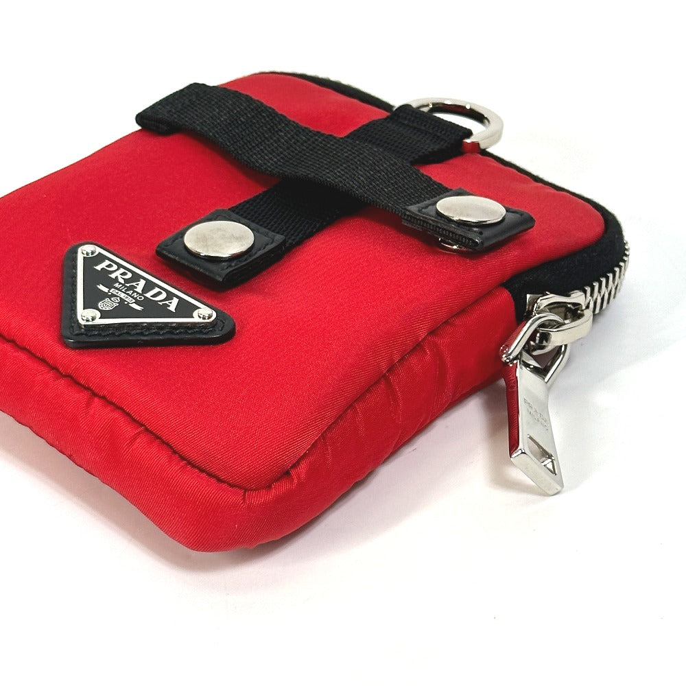 PRADA Pouch 2NA026 Nylon Red Triangle logo plate TESSUTO SOFT