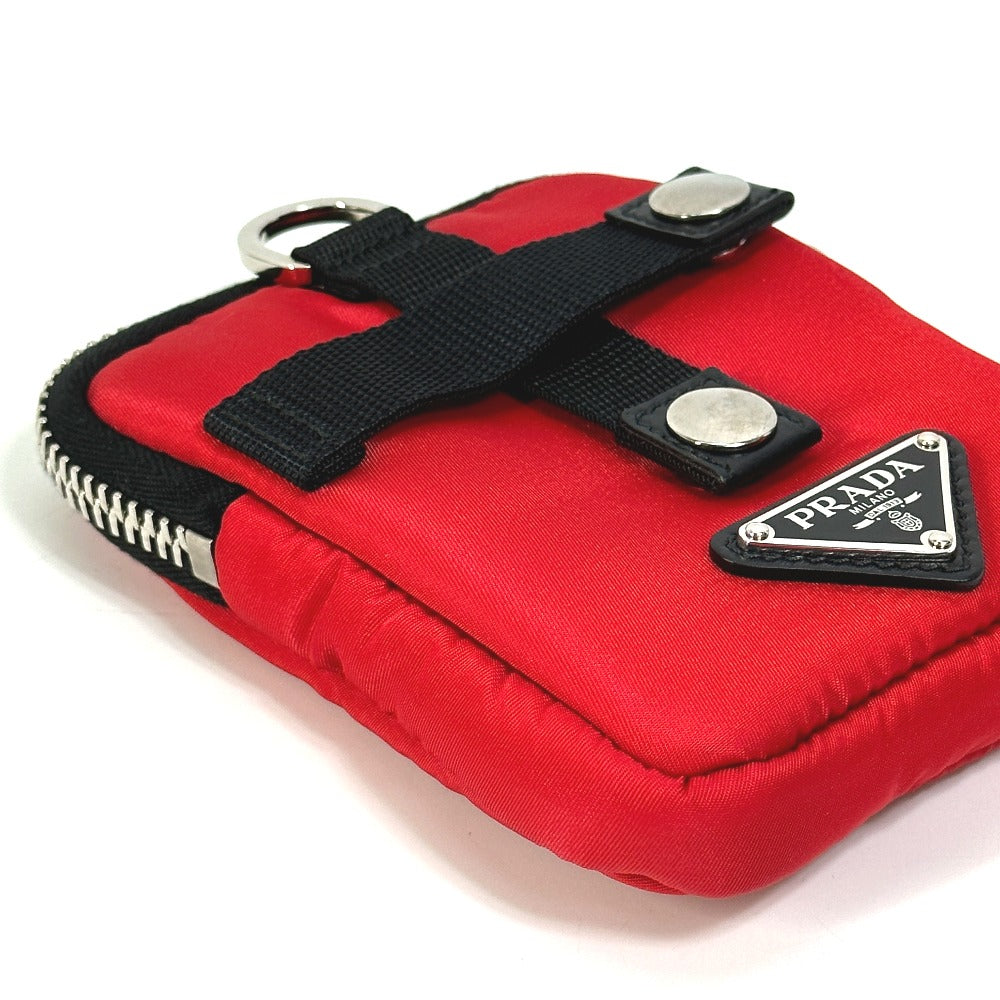 PRADA Pouch 2NA026 Nylon Red Triangle logo plate TESSUTO SOFT