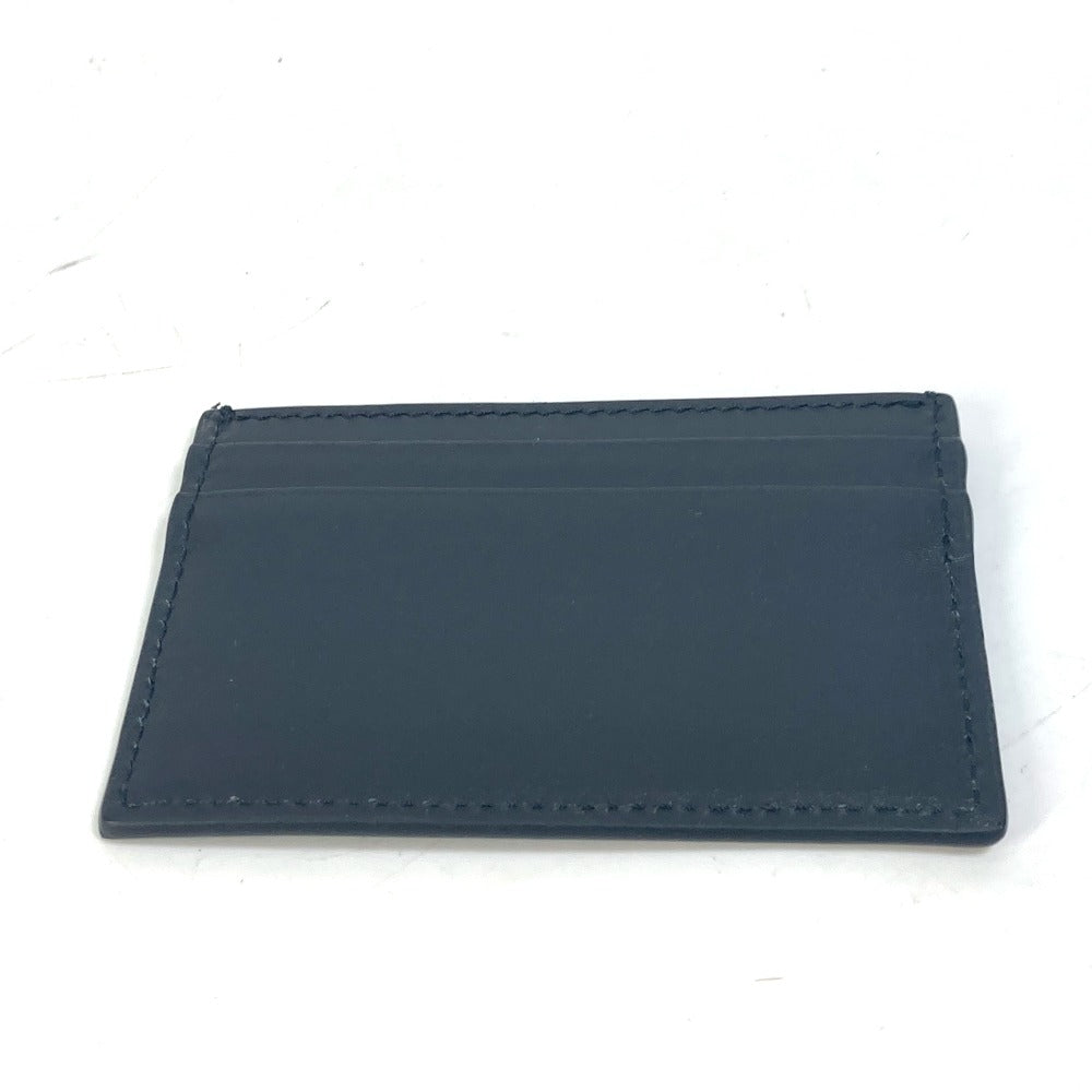 GUCCI Card Case 547596 leather black logo name card holder