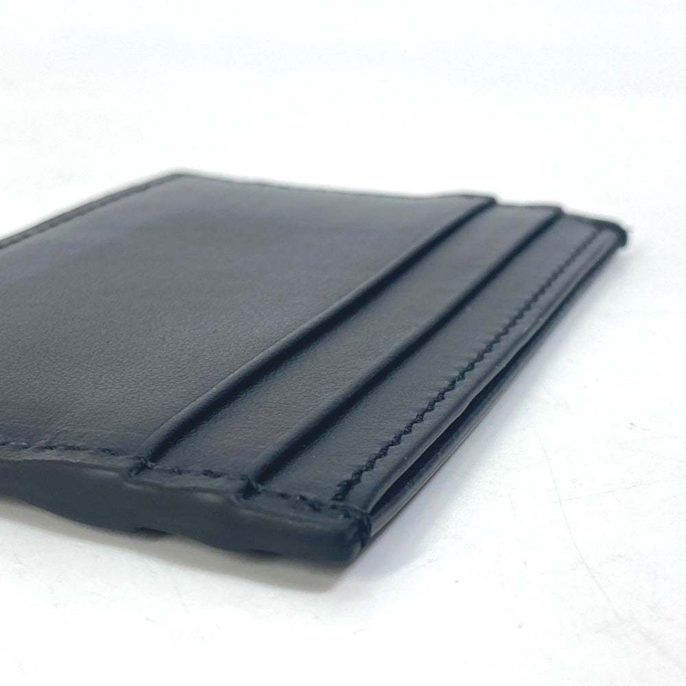 GUCCI Card Case 547596 leather black logo name card holder
