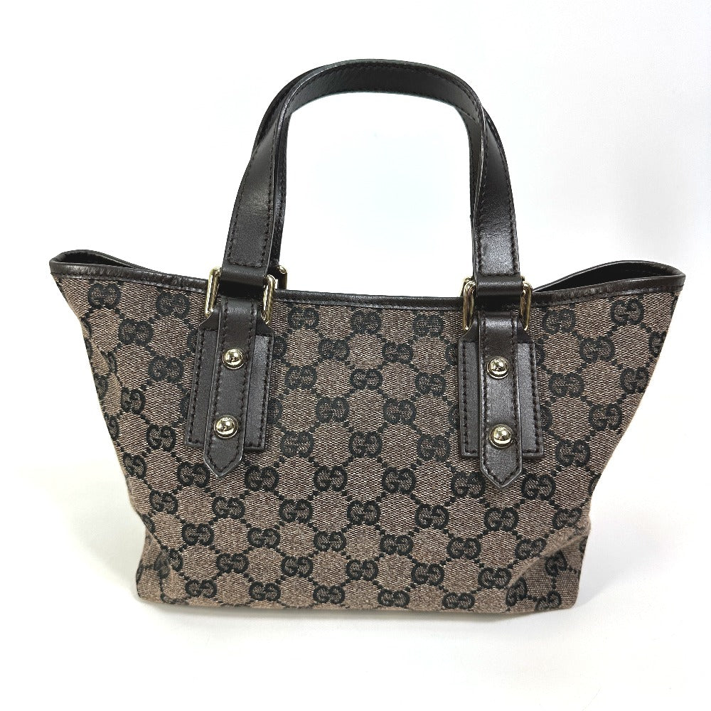 GUCCI Handbag 257249 GG canvas / leather Brown GG