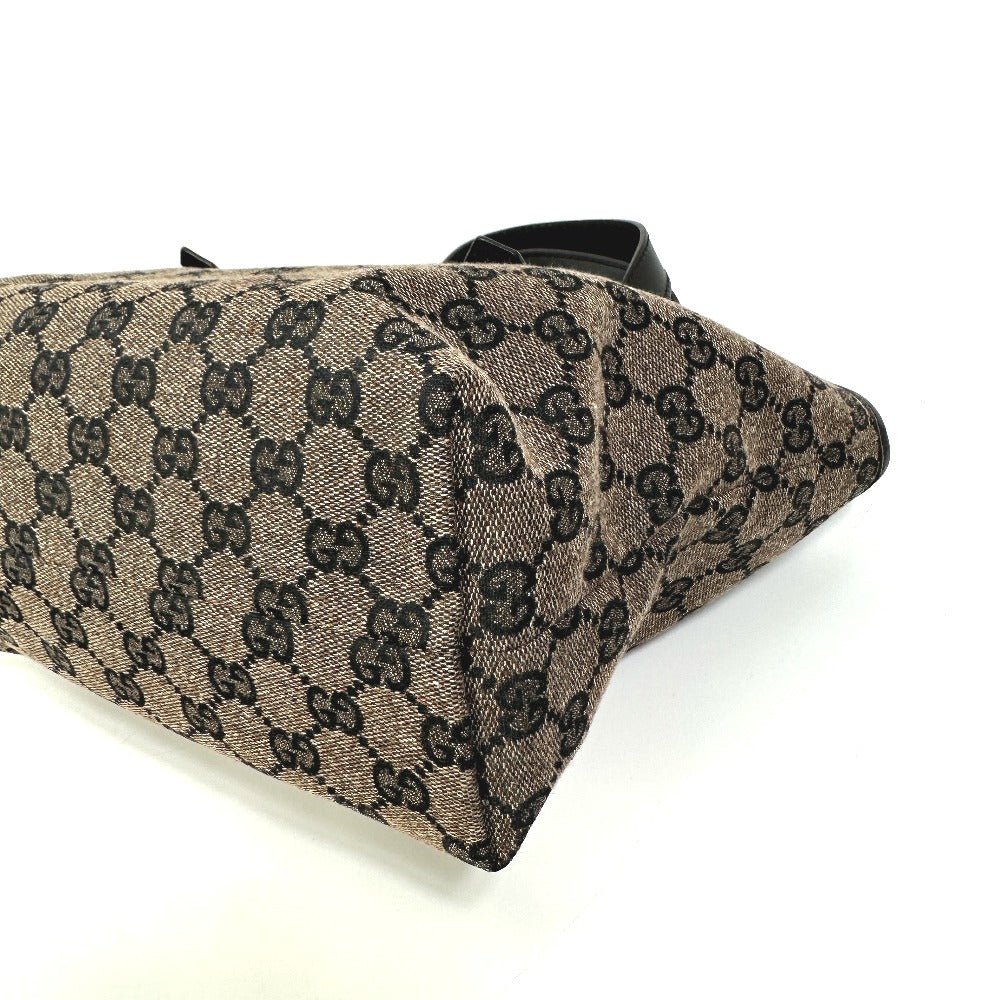 GUCCI Handbag 257249 GG canvas / leather Brown GG