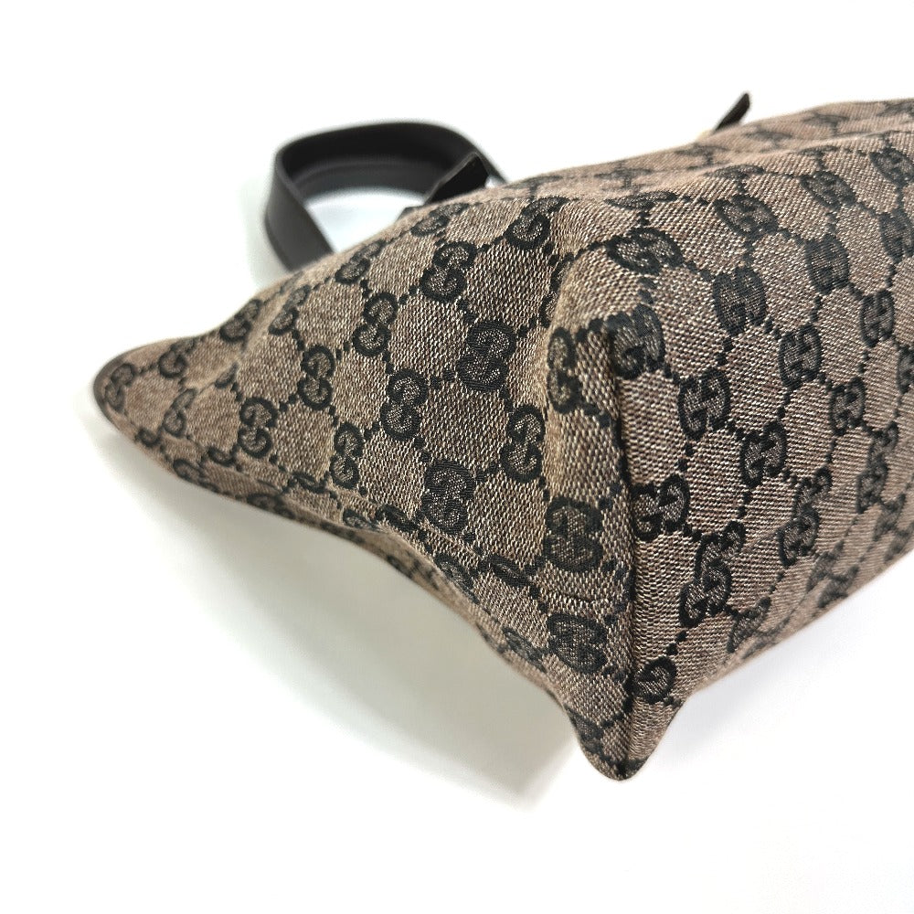 GUCCI Handbag 257249 GG canvas / leather Brown GG