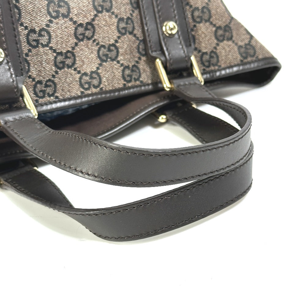 GUCCI Handbag 257249 GG canvas / leather Brown GG